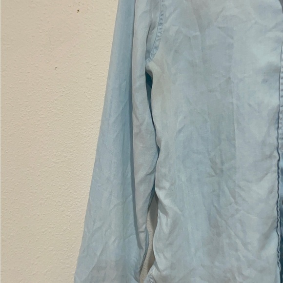 American Eagle Outfitters Blue Relaxed Button Down Shirt - Picture 4 of 12